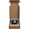 Epe Usa 10 in x 6 in x 2 in Cell Phone Shipping Box, Kraft, Corrugated / Foam, Single, 32 ECT LTC-S001-01 - alternate 1